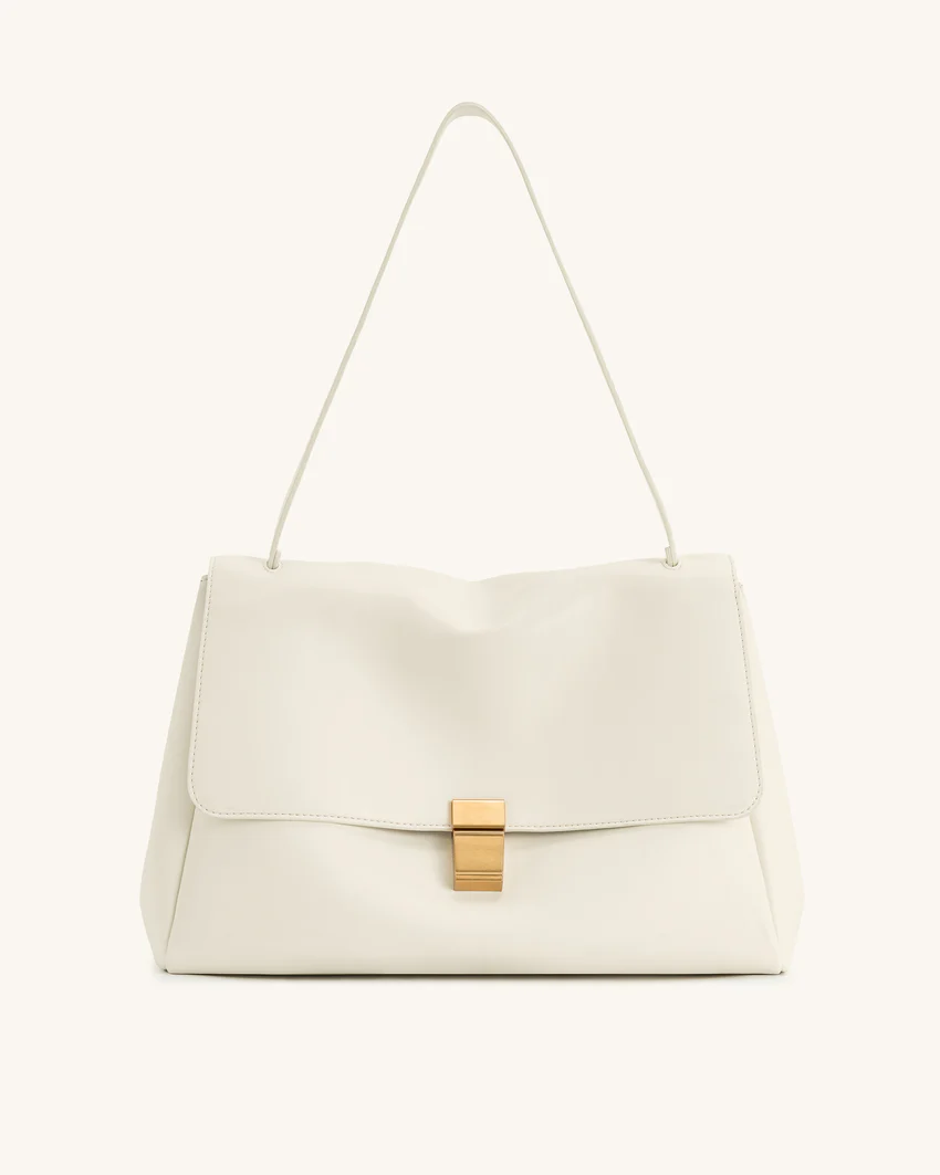 Hilary Shoulder Bag - White
