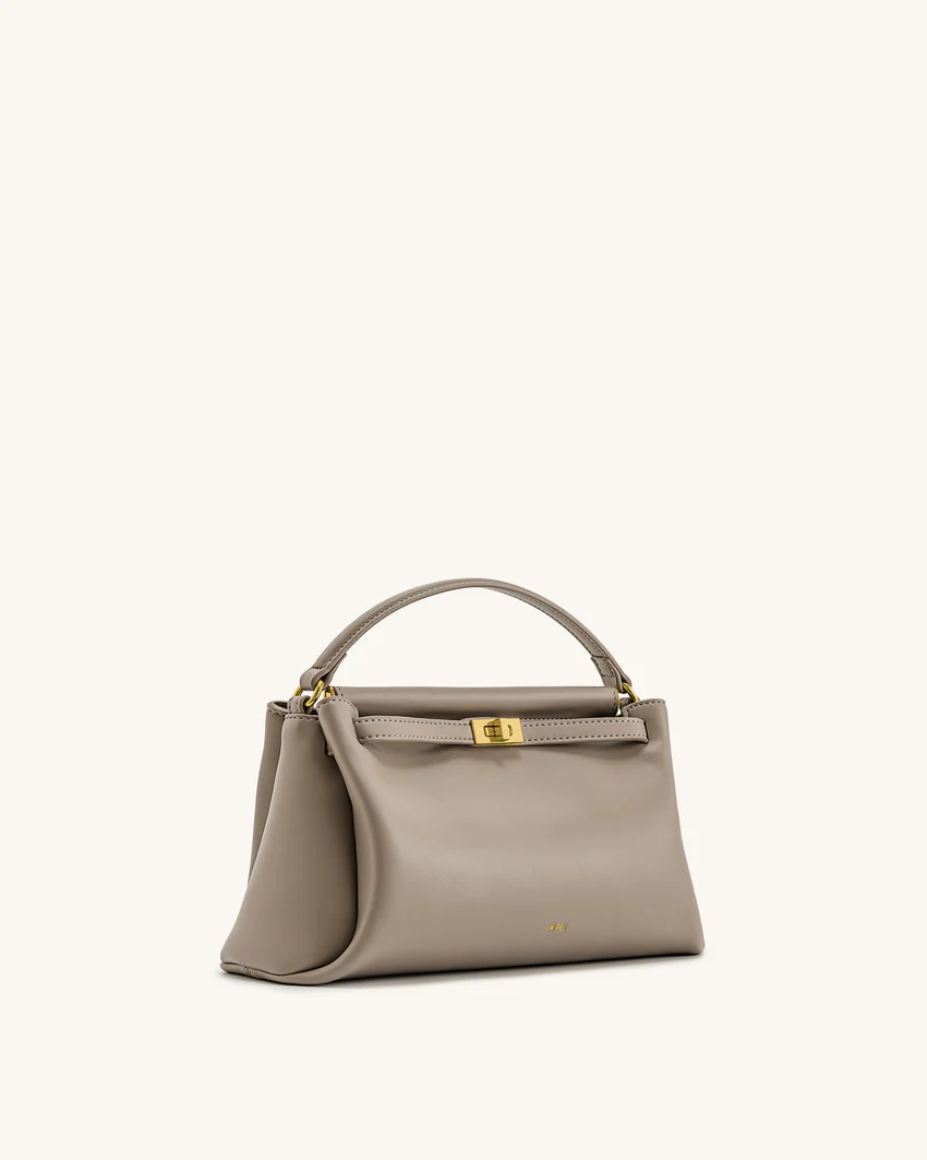 Carmen Top Handle Bag - Apricot
