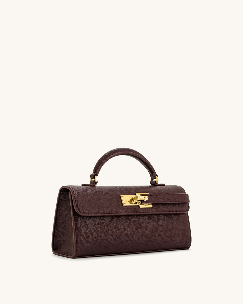 Keyla Top Handle Bag - Deep Burgundy