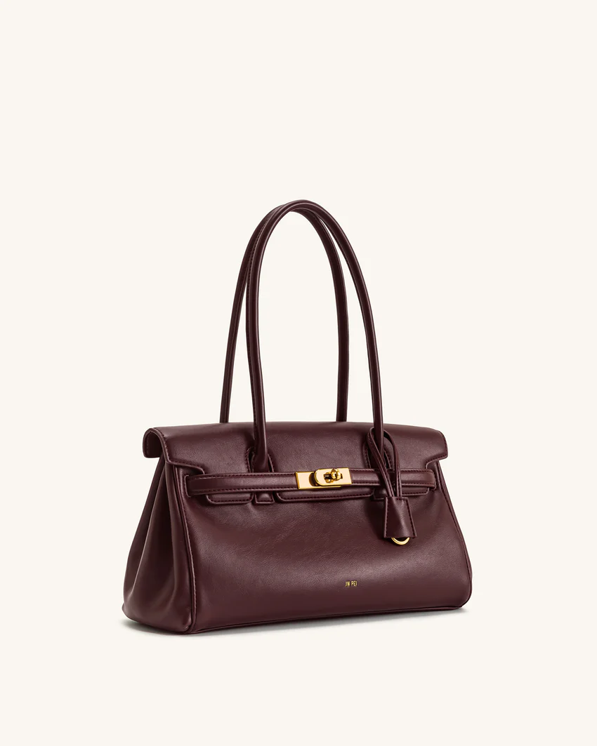 Yara Shoulder Bag - Deep Burgundy