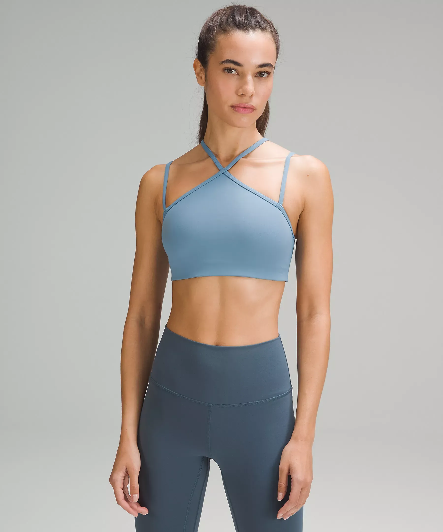 lululemon Flow Y Strappy Bra Nulu Light Support, A–C Cups