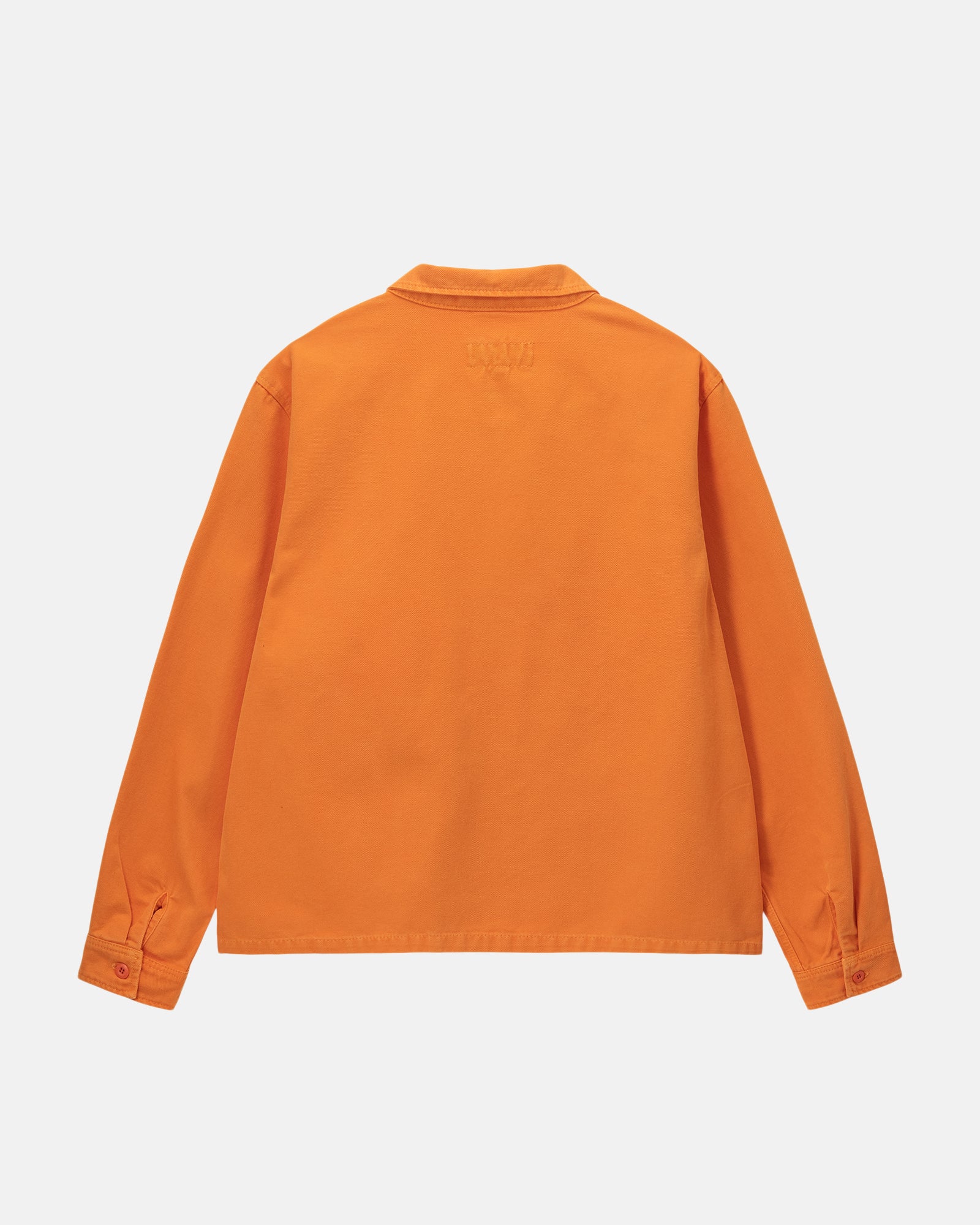 WASHED CANVAS ZIP SHIRT