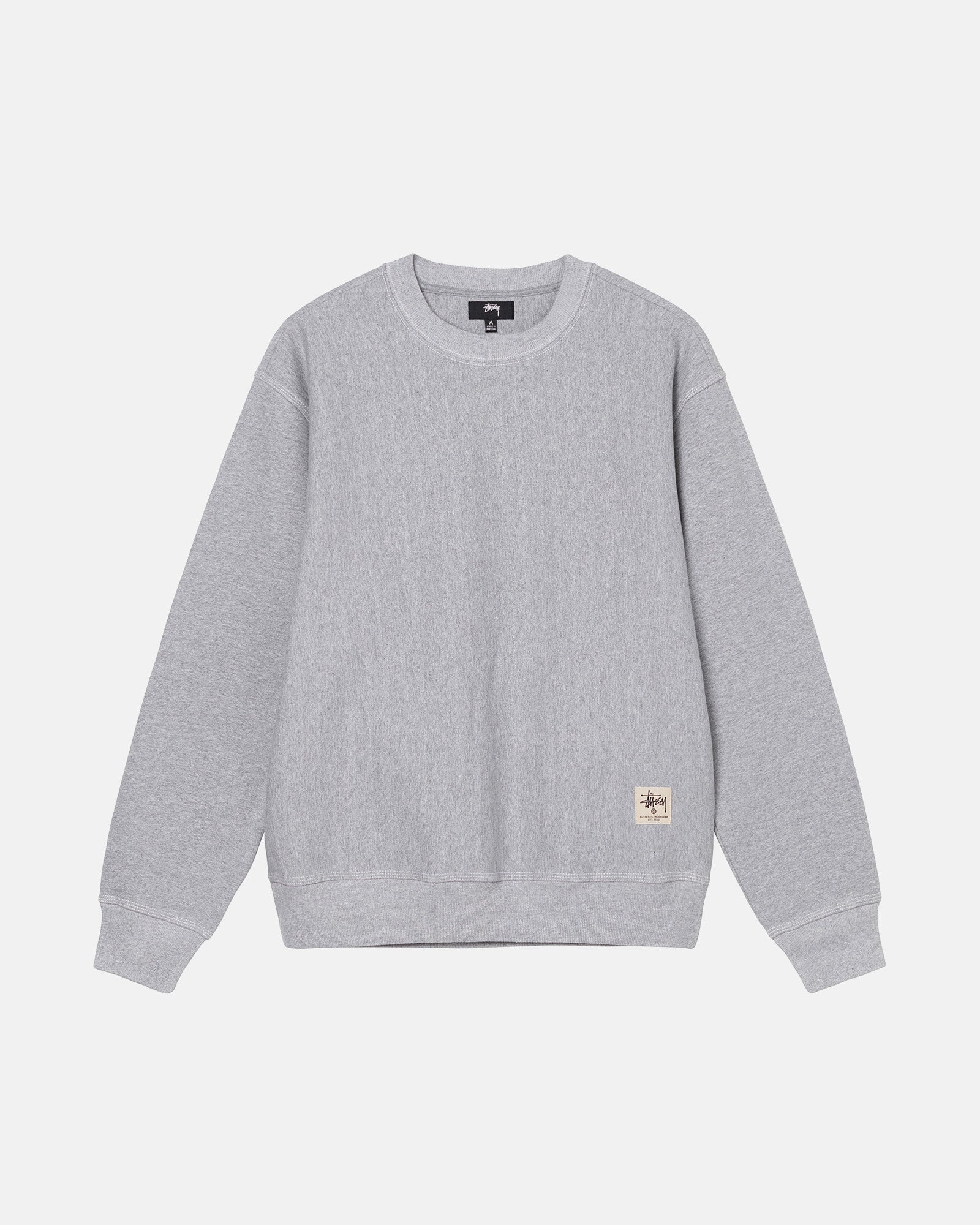 CONTRAST STITCH LABEL CREW