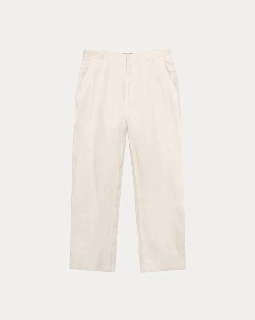 RELAXED TROUSER TEXTURED LINEN