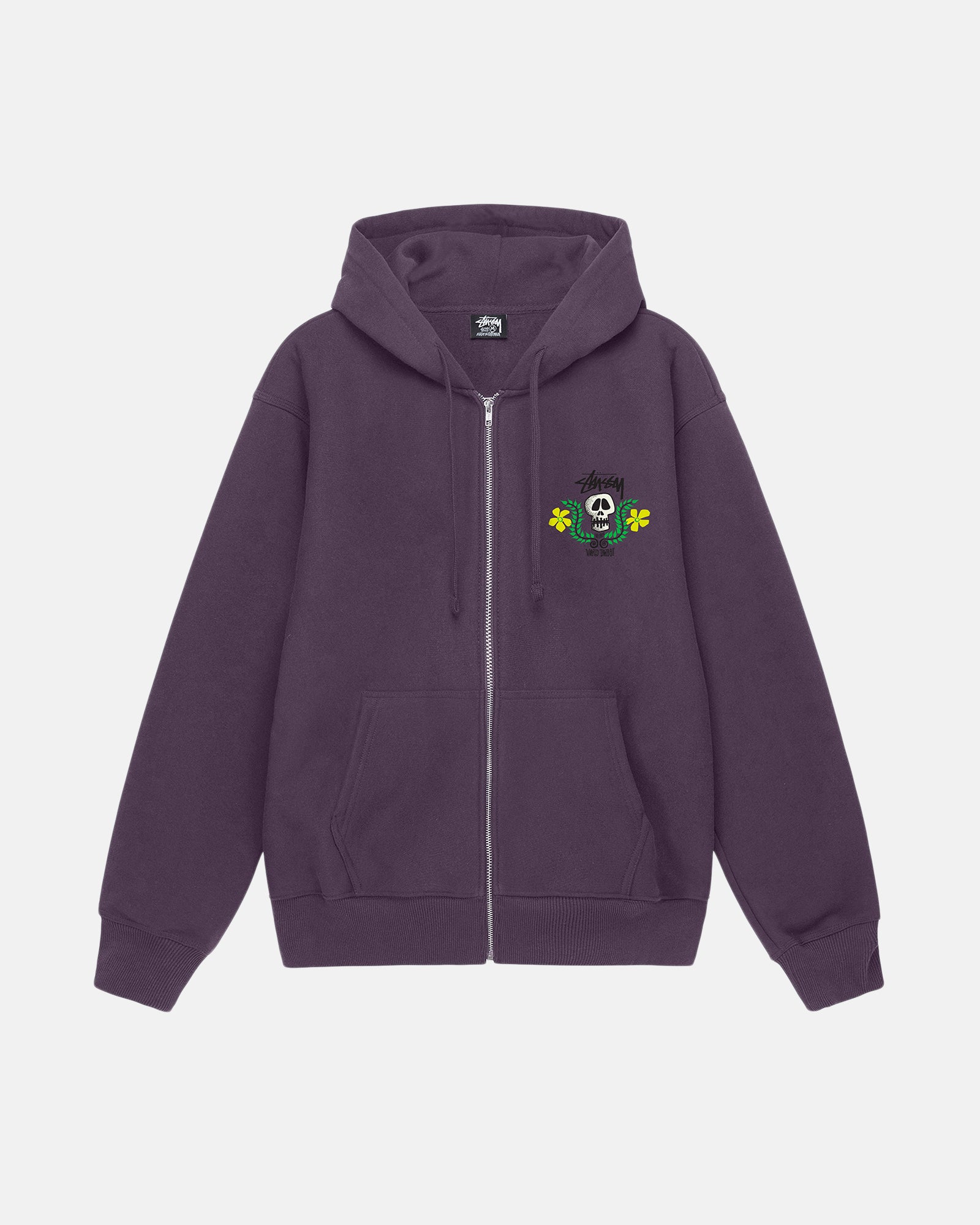 SKULL CREST ZIP HOODIE