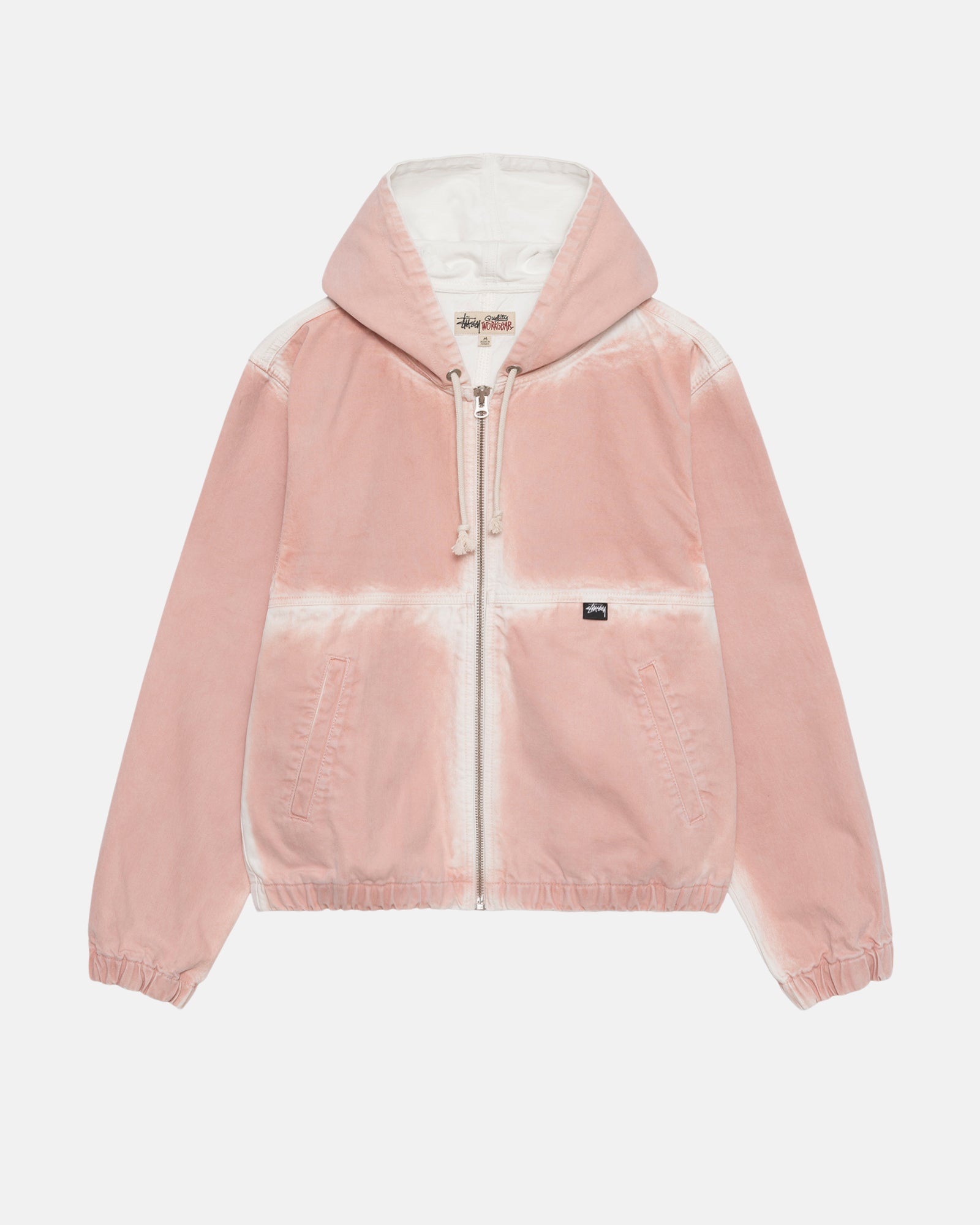 SPRAY DYE HOODED WORK JACKET