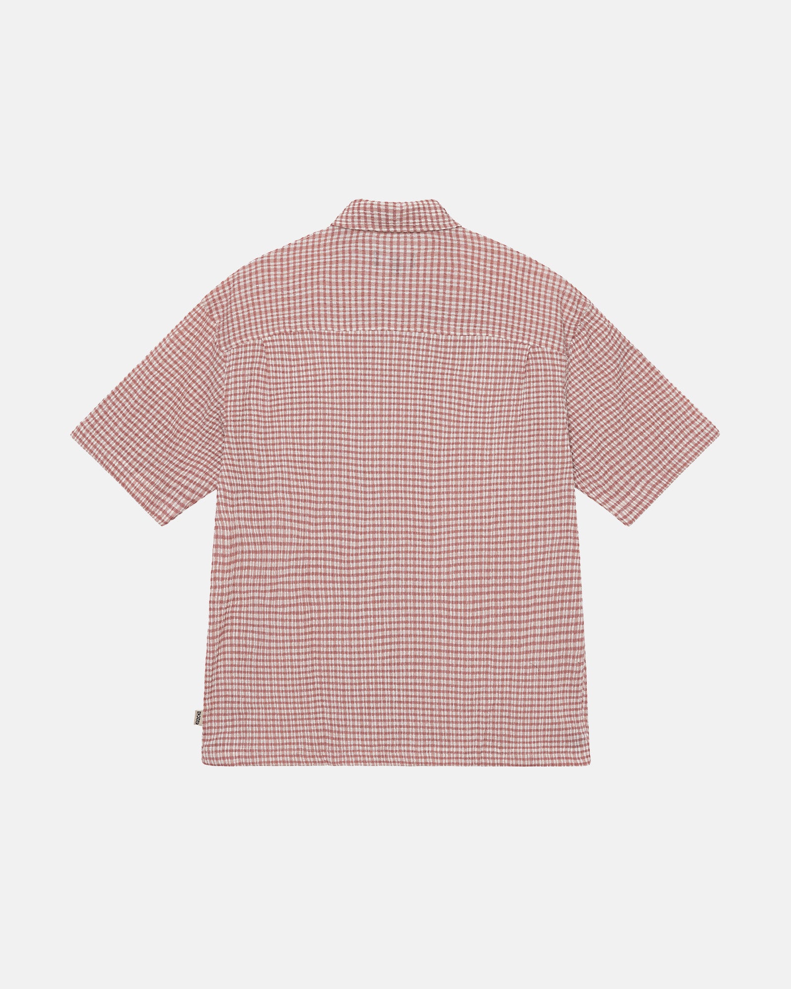 WRINKLY GINGHAM SS SHIRT
